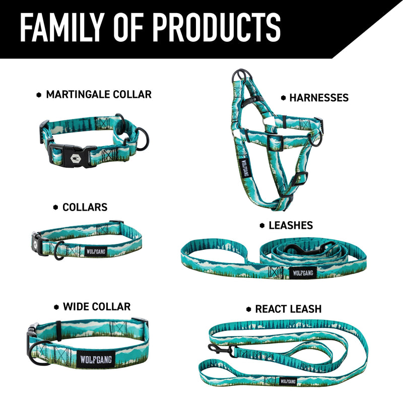 Wolfgang Heavy Duty Dog Leash, Pull-Tested to Over 800 lbs for Walking & Training, GreatEscape Print, Small - PawsPlanet Australia