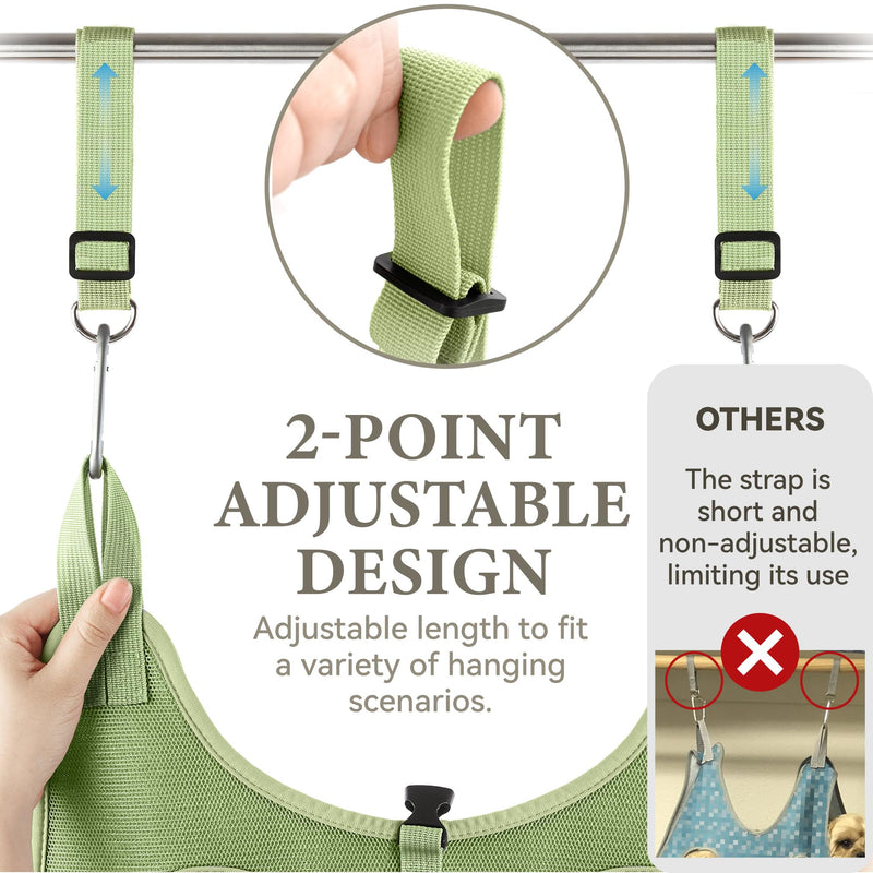 Dog Grooming Hammock – for Dogs Cat Grooming Hammock,Dog Sling for Nail Trimming with Dog Nail Clippers for Small Dogs,Dog Hammock for Nail Trim,Dog Hanging Harness for Nail Trimming XS ( Legs Distance :3.3-9" / Max W：20lb ) - PawsPlanet Australia