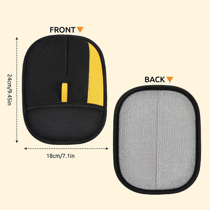 2 Pcs Pet Hair Removal Gloves Brush, Reusable Dog Cat Electrostatic Hair Remover Grooming Glove Tool - PawsPlanet Australia