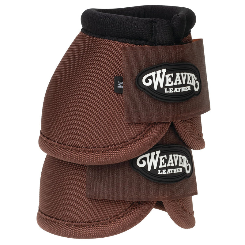 Weaver Leather Ballistic No-Turn Bell Boots, Brown, Medium
