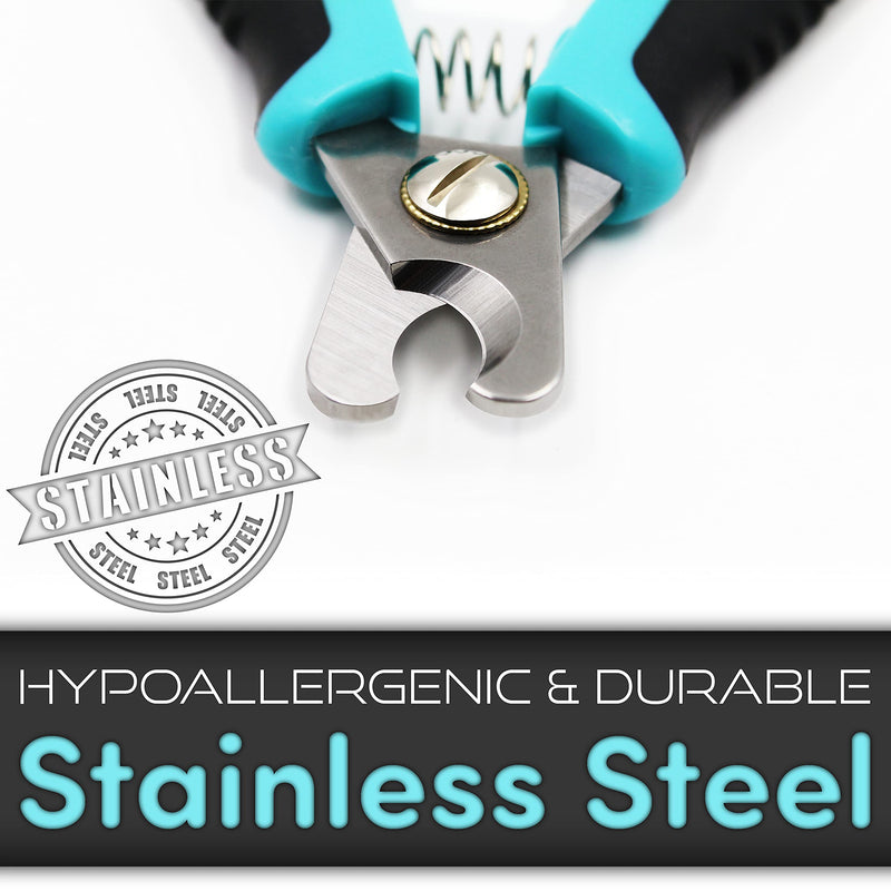 H&H Pets Nail Clippers Series - for Cats and Dogs - Razor Sharp Blades Sturdy Non Slip Handles - Dog Accessories Professional at Home Grooming - Stainless Steel - Dog Nail Trimmers - M (Sm-M Dogs) - PawsPlanet Australia