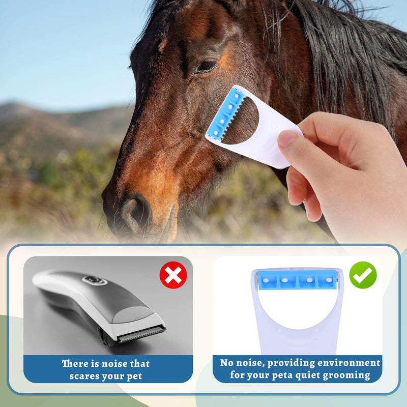 6 PCS Horse Shedding Blade, Disposable Shedding Blade for Horses, Stainless Steel Horse Grooming Kit Clippers Supplies for Horses and Pet - PawsPlanet Australia