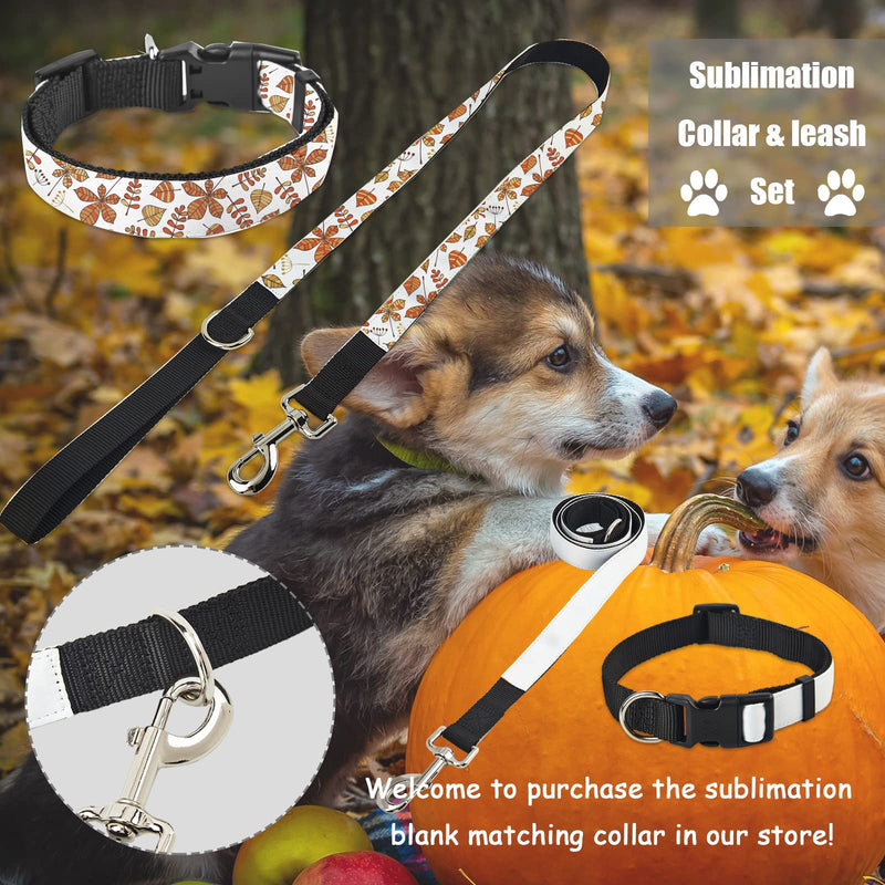 5 Packs Custom Sublimation Dog Leash Blank Plain Personalized for Small, Medium and Large Dogs 4/5/6 FT, 3/4 Inch 1 Inch Wide (6FT, 1’’Wide) 6FT x 1" Wide (Pack of 5)