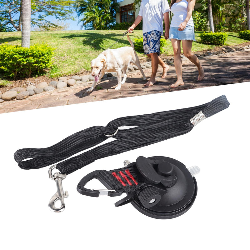 Dog Bathing Tether, Adjustable Collar Dog Tub with Suction Cup, Restraint Leash for Dog Cat Shower and Grooming, Rubber Material, Portable and Compact - PawsPlanet Australia