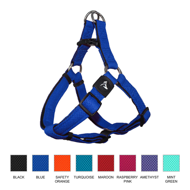 Kruz No Pull Dog Harness (Chest 21”-30”, Weight 22-53 lbs) Heavy-Duty Pet Harness for Medium Breeds, Ultra-Comfort Fit, Lifetime Durability, Adjustable Dog Harness No Pull Design (Red, Medium) Red - PawsPlanet Australia