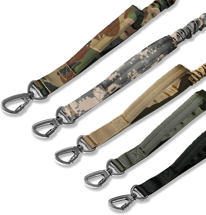 K9 Military Dog Collar and Lead Set - Adjustable Nylon Collar with Heavy Duty Metal Buckle for Medium Large Dogs XL, Green with UK United Kingdom Flag ArmyGreen set