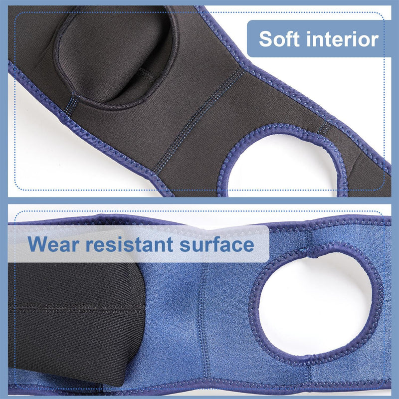 COODEO Dog Recovery Suit, Cone Collar Alternative, Abrasion Resistant Dog Recovery Sleeve, Washable 2.5mm Thick and Waterproof, Pet Wounds Prevent Licking, Bite, Keep Dry (Blue, 2XL) Blue