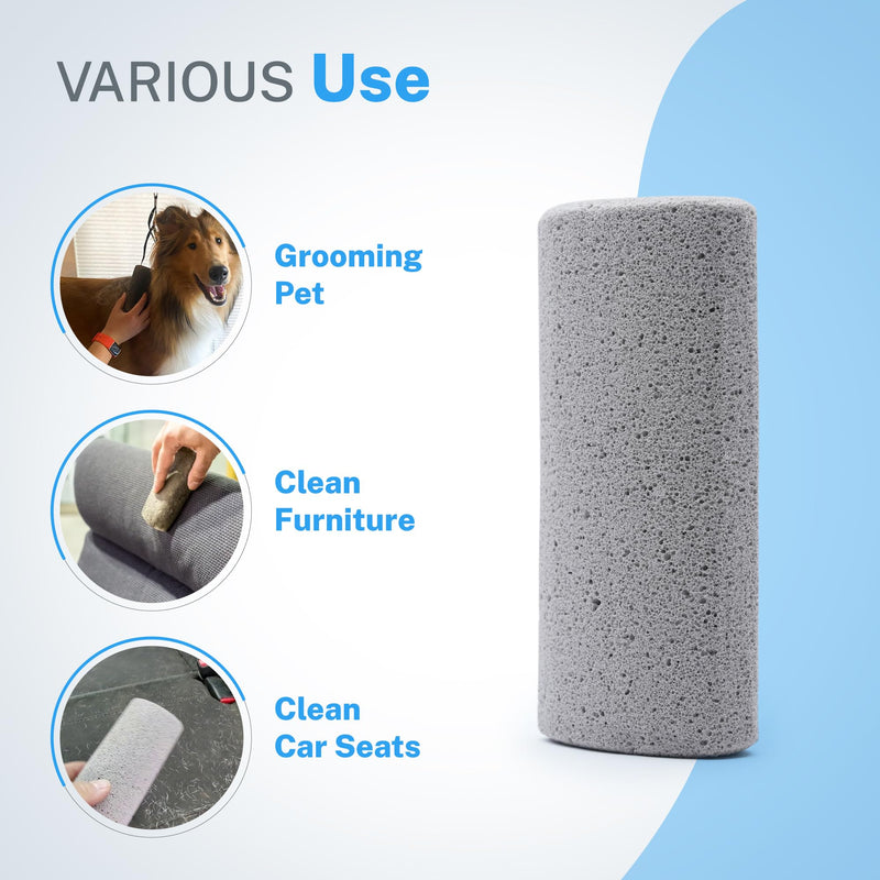 Nanoskin SMA 3-Pack Speedy Stone Reusable Cat and Dog Hair Removal Tool - Auto Interior, Bedding, Carpet, Couch & Furniture | Eco-Friendly, Durable, & Efficient | Essential for Households & Pet Owners - PawsPlanet Australia
