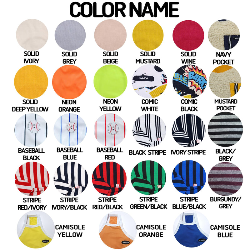 D Doggy Star Dachshund Clothes for Dogs Mini and Adults T Shirts (S,Stripe Green/Black) 4 Season T shirt S - Chest 16.14" Stripe Green/Black - PawsPlanet Australia