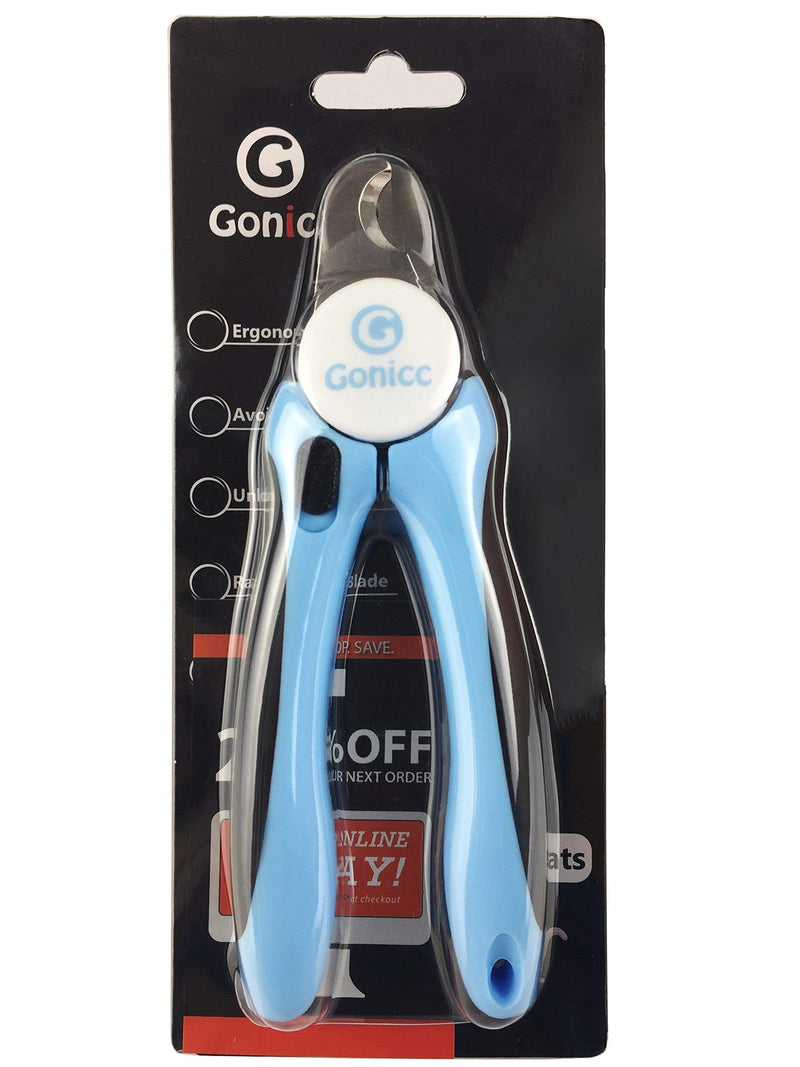 gonicc Dog & Cat Pets Nail Clippers and Grooming Brush. Nail Clippers with Safety Guard to Avoid Overcutting, Free Nail File. Dog Brush Effectively Reduces Shedding by Up to 95%. Professional Groomin - PawsPlanet Australia