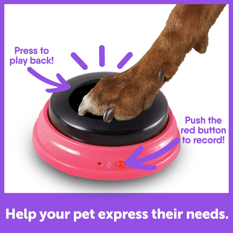 Hunger For Words Talking Pet Next Words Locations - 3 Piece Set of Recordable Speech Buttons for Dogs, Dog Buttons for Communication - PawsPlanet Australia