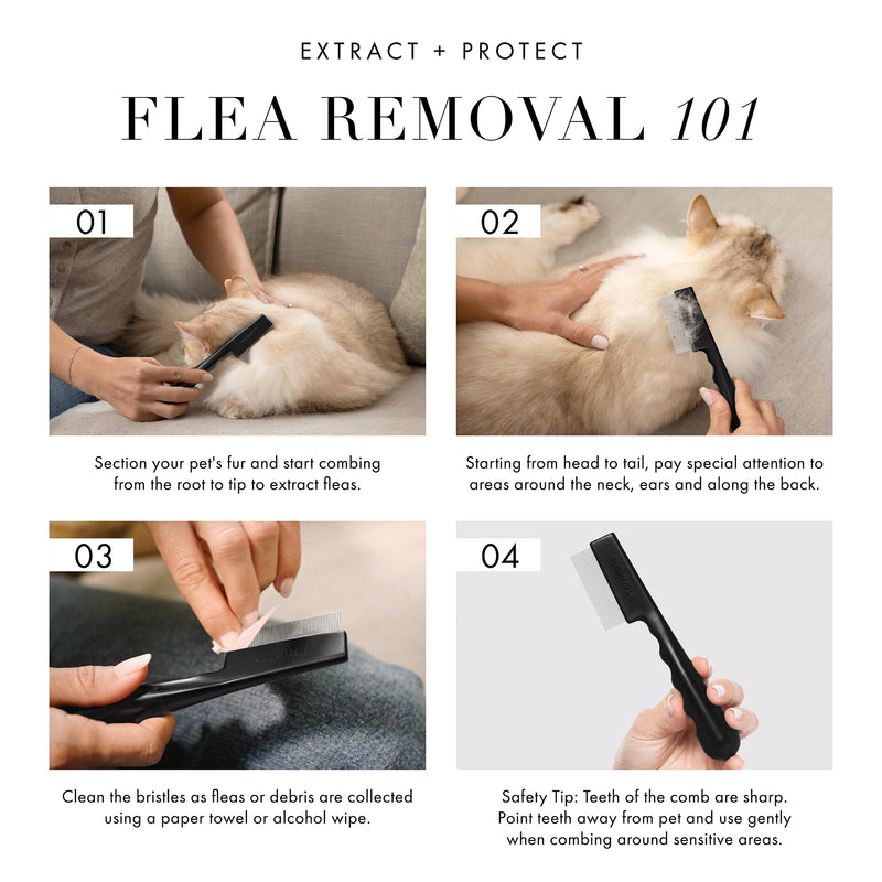 Tweezerman Precision Single Row Flea Comb