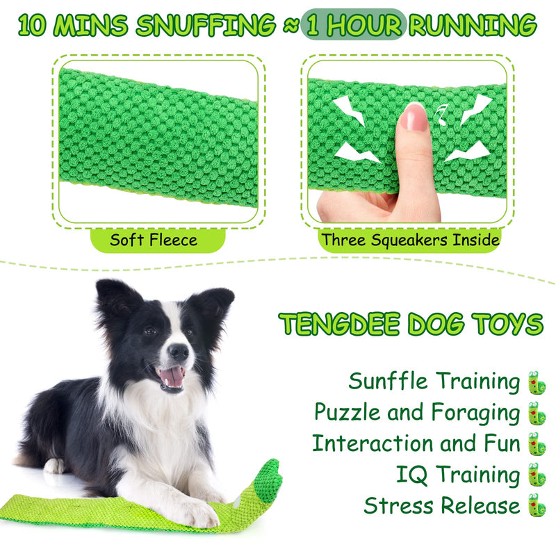 Squeak Dog Toys Stress Release Game for Boredom, Dog Puzzle Toy IQ Training, Snuffle Toys Foraging Instinct Training Suitable for Small Medium and Large Dogs Frog - PawsPlanet Australia