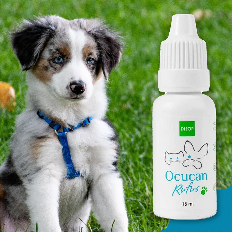 Moisturizing Eye Drops for Dogs and Cats with Hyaluronic Acid. Lubricating Relief Artificial Tears for Dry Irritated Eyes for Pets. Multidose, 15 ml (0.50 Fl Oz)