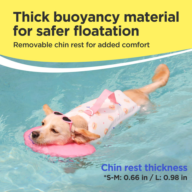 WINIZ Dog Life Jacket - Pet Safety Vest with Removable Front Float & Rescue Handle - Adjustable High Buoyancy Aid Pet Supplies for Boating, Surfing, Swimming (YELLOW, Extra Small) - PawsPlanet Australia