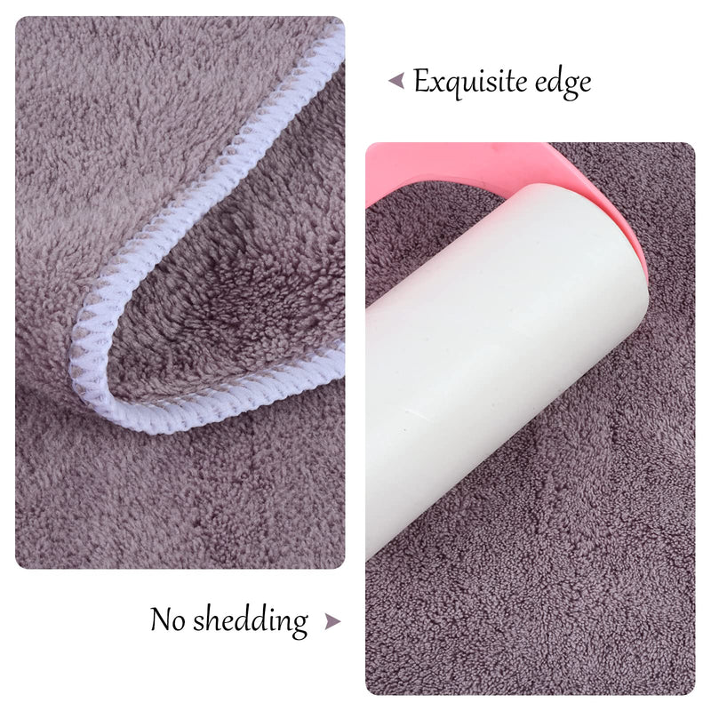 KinHwa Dog Towel Super Absorbent Pet Bath Towel Microfiber Dog Drying Towel for Small, Medium, Large Dogs and Cats 30inch x 50inch Purple 30inchx50inch - PawsPlanet Australia