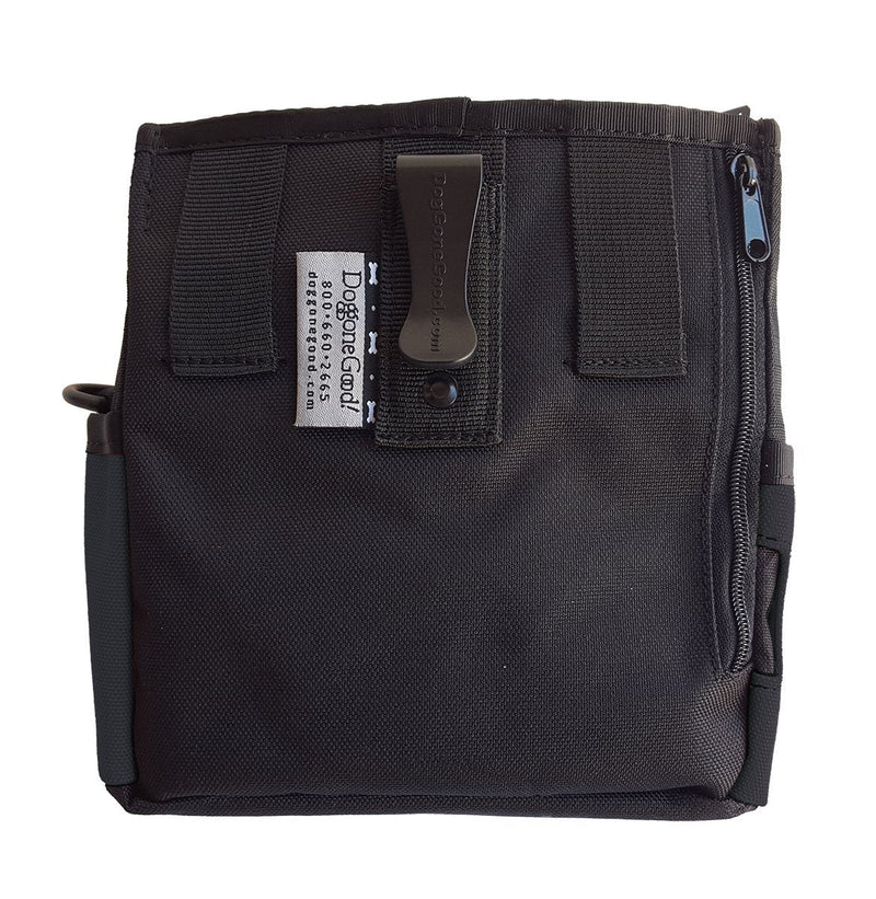Doggone Good! Rapid Reward Pouch w/Free Belt Strap Buy Directly from Manufacturer with belt Black - PawsPlanet Australia