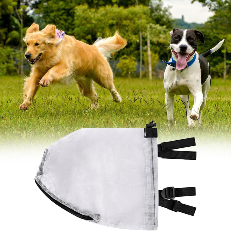 Dog Face Protection, Portable Dog Head Safety Net with Mouth Zip, Hooded Net, Pet Accessories for Small Dog Breeds such as Chihuahuas and Dachshunds, Outdoor, Adventure, Hiking