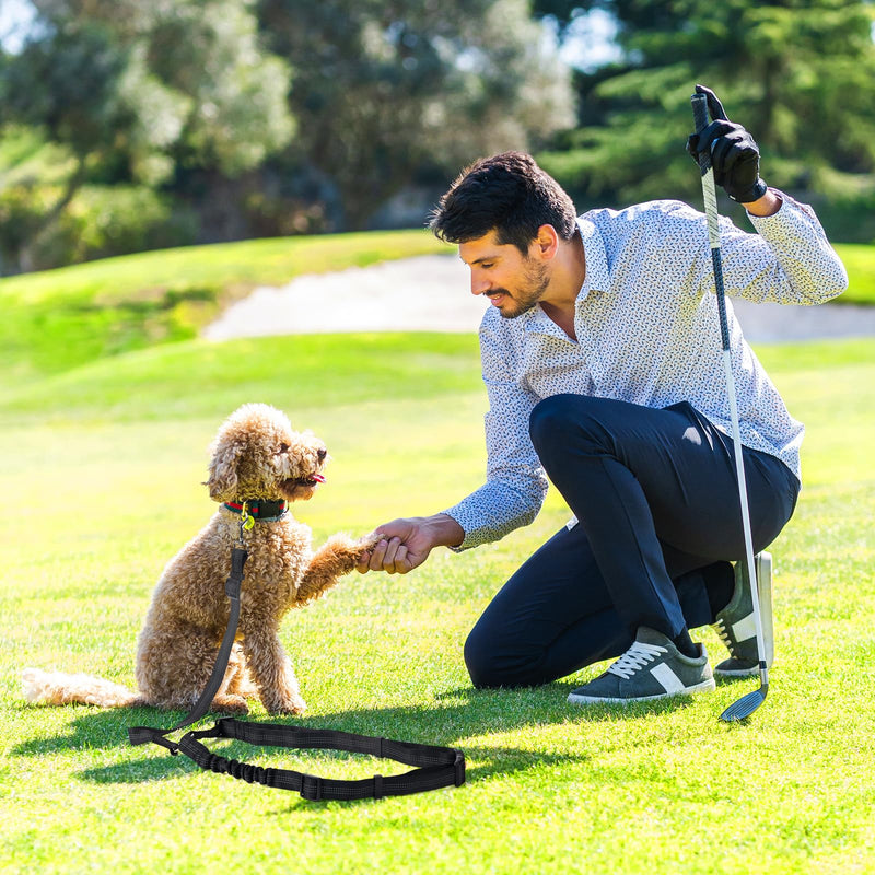 Doggie Seat Leash for Golf Cart, Golf Cart Dog Seat Harness Belt, Stop Dogs Golf Cart Accident by Keeping Dogs from Jumping Off - PawsPlanet Australia