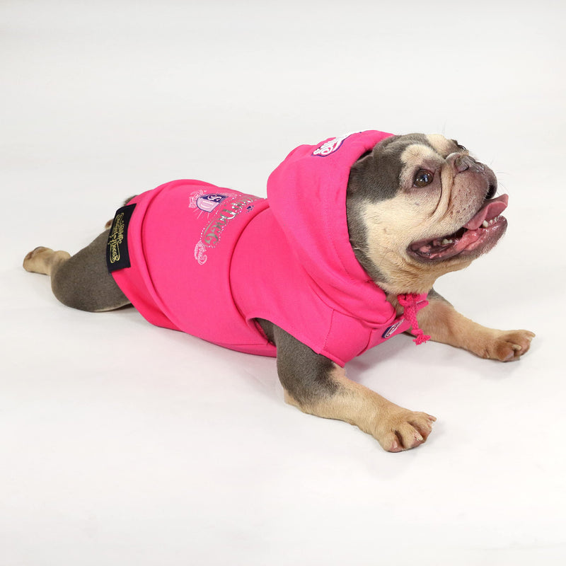 Snoop Doggie Doggs Deluxe Pet Hoodie, Boss Lady, Medium Medium (Up to 25 lbs.) - PawsPlanet Australia