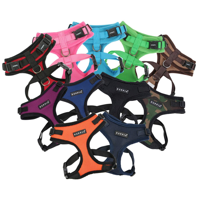 Puppia Authentic Puppia Ritefit Harness With Adjustable Neck, Camo, Medium - PawsPlanet Australia