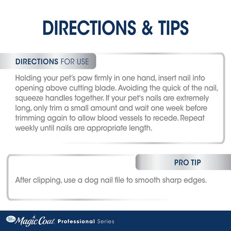 Four Paws Magic Coat Professional Series Grooming Brushes for Dogs & Cats l Trimmers, Nail Clippers, & Brushes Dog & Cat (Packaging May Vary)