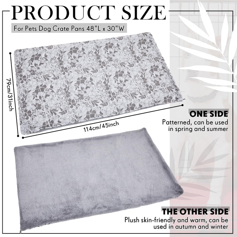 Dog Crate Pan Cover Dog Bed Cover Washable Dog Crate Liner for Pets Dog Crate Tray, Pan Cover Only, Fit for (42 x 28 Inch) 42 x 28 Inch - PawsPlanet Australia