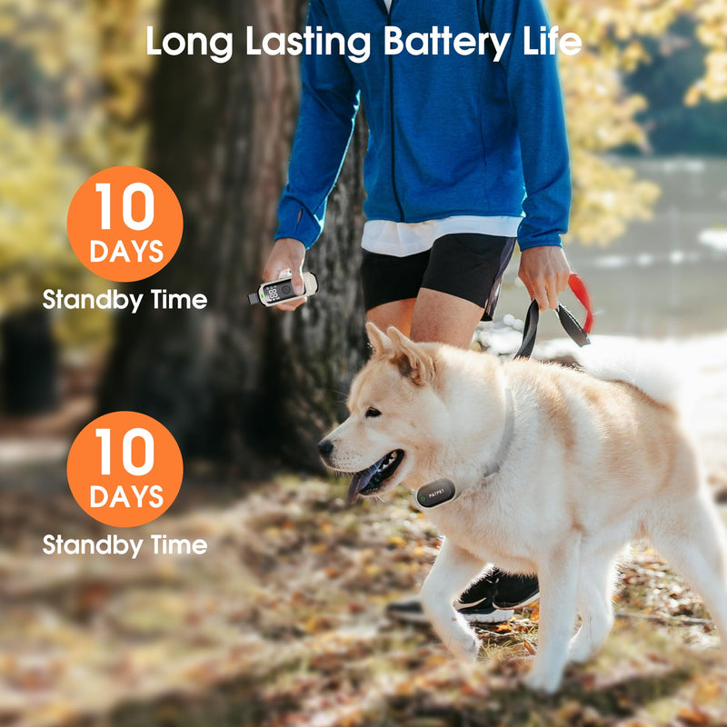 Shock Collar for Dogs - Waterproof Rechargeable Dog Electric Training Collar with Remote for Small Medium Large Dogs with Beep, Vibration, Safe Shock Modes (8-110 Lbs) - PawsPlanet Australia