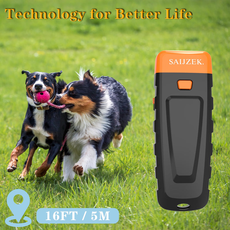 Ultrasonic Dog Trainer | Bark Deterrent Training Device | Anti Barking Silencer | Barks No More Devices | Stop Control Dogs Bad Behavior | Stopper Corrector Clicker Repellent Black - PawsPlanet Australia