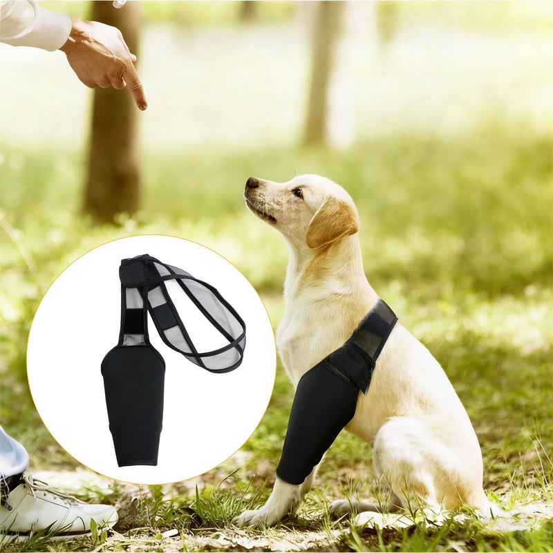 Small Dog Rear Leg Brace, Adjustable Dog Leg Support and Back Leg Support, Support for ACL Tears, Arthritis, Muscle Strain, Protective Wrap for Hind Leg