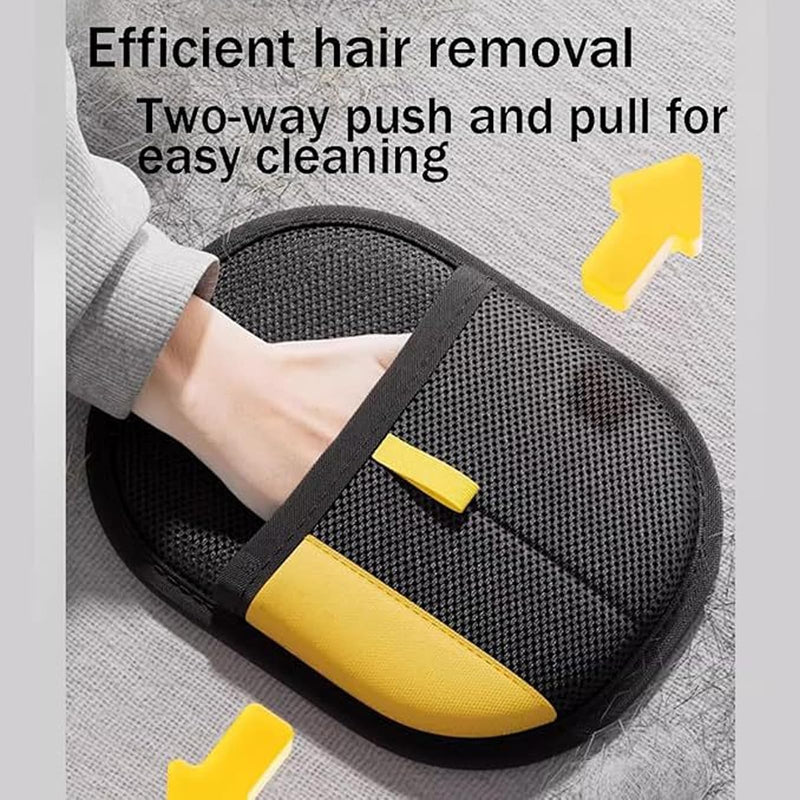 Magic Brush Pet Hair, Electrostatic Gloves Pet Hair Removal Glove, 2025 Upgrade Reusable Double Sided Grooming Glove, pet Hair Remover electrostatic Gloves for Grooming, Deshedding - PawsPlanet Australia