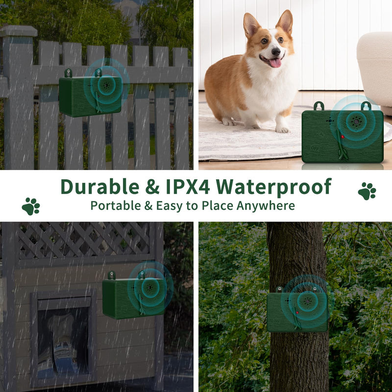 Anti Barking Devices for Dogs, 50FT Ultrasonic Dog Bark Control Devices with 4 Modes, Ultrasonic Dog Deterrent Bark Box Sonic Dog Barking Deterrent Devices for Indoor/Outdoor Dog Use - PawsPlanet Australia