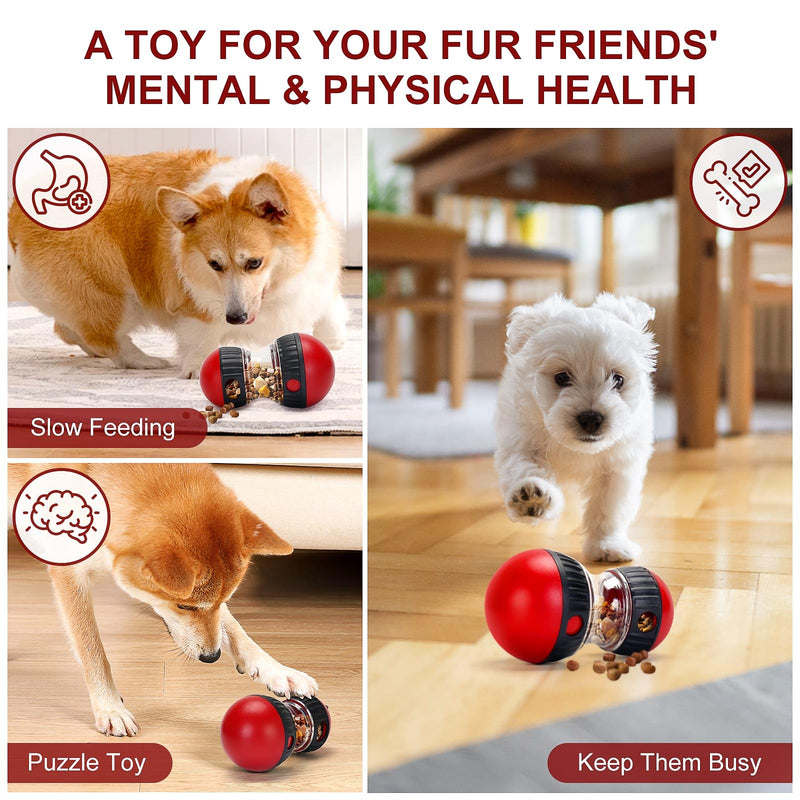 Dog Treat Toy, Interactive Treat Dispensing Dog Toys, Adjustable and Durable Dog Puzzle Toy for Small/Medium/Large Breed Dogs to Keep Them Busy - PawsPlanet Australia