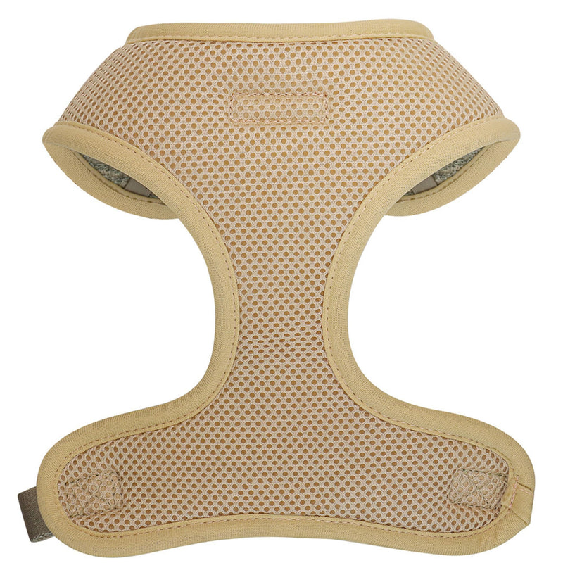 No Pull Dog Harness with Leash Clip,Adjustable Soft Padded and Cotton Fabric Pet Vest for Large,Medium and Small Dogs (Taupe, Small) TAUPE - PawsPlanet Australia