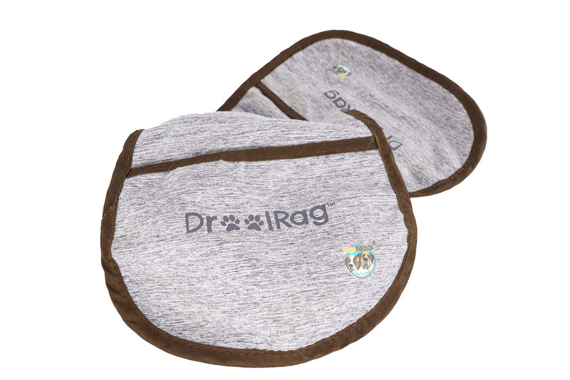 DroolRag Dog Drool Towel (Grey) Grey - PawsPlanet Australia