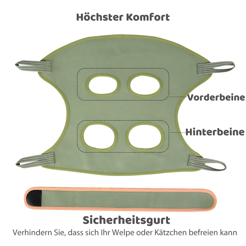 Guzekier Pet Hammock for Dogs and Cats, Grooming, Dogs and Cats Nail Cutting Pet Supplies Kit, Pet Grooming with Nail Scissors/Trimmer, Pet Comb, Nail File - PawsPlanet Australia