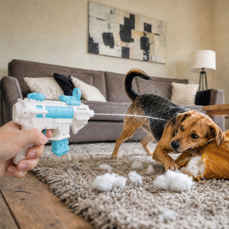 2-Pack Pet Training Spray Tool, 2-in-1 Convertible Long and Short Range Water Sprayer for Dogs and Cats, Leak-Proof Behavior Correction Device for Barking or Scratching