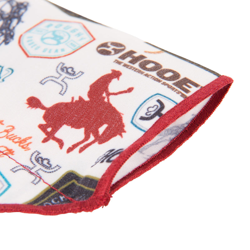 Hooey Nomad Dog Bandana, Polyester Dog Bandana with Graphic-Inspired Prints, Hooey Rodeo - PawsPlanet Australia