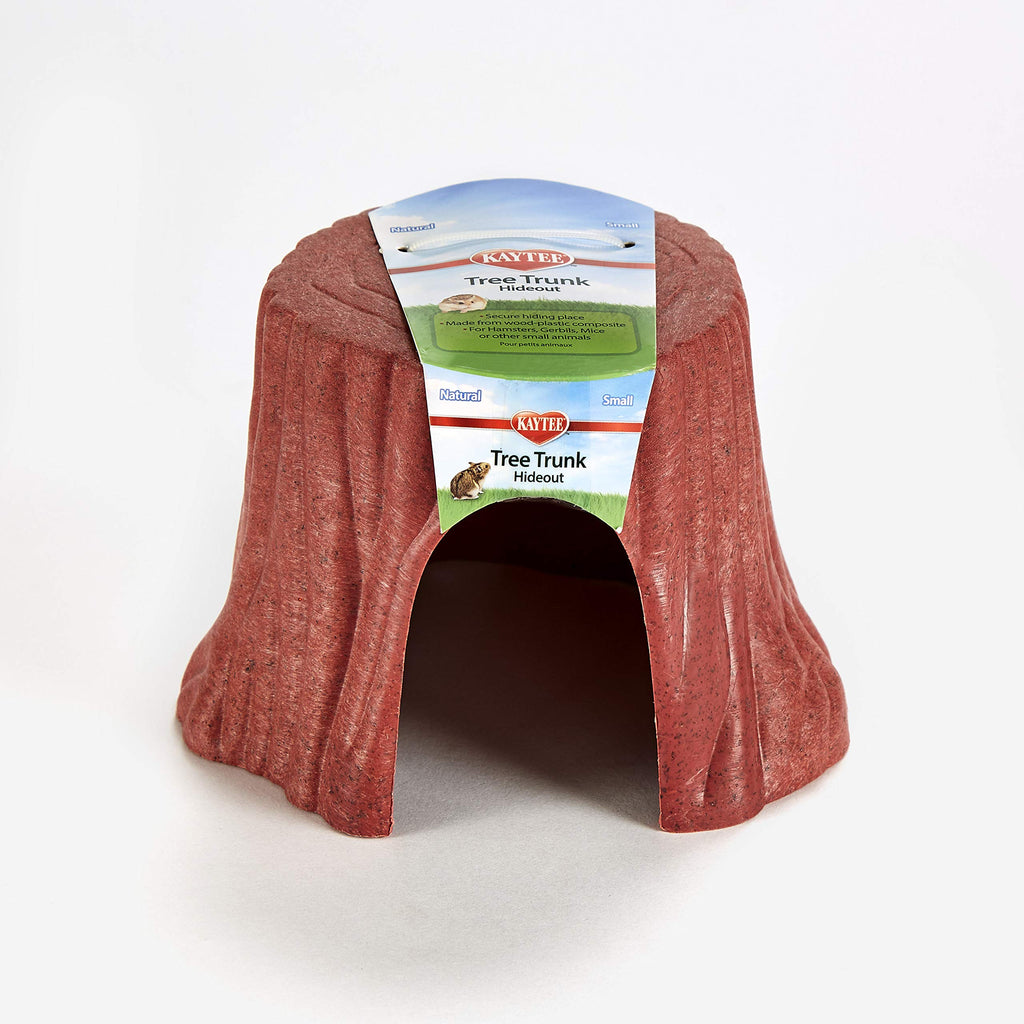 Kaytee Natural Tree Trunk Hideout, Small 5.5"L x 5.0"W x 3.8"H