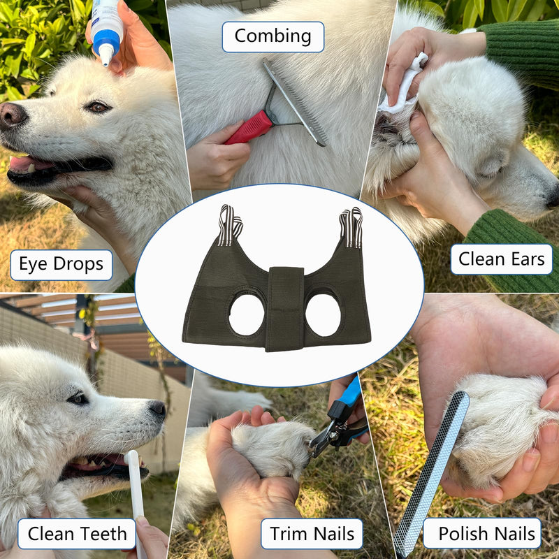 Dog Grooming Hammock Kit for Small Dogs - Size S, Pet Hanging Cradle for Nail Trimming Clipping SMALL for 25 LBS MAX - PawsPlanet Australia