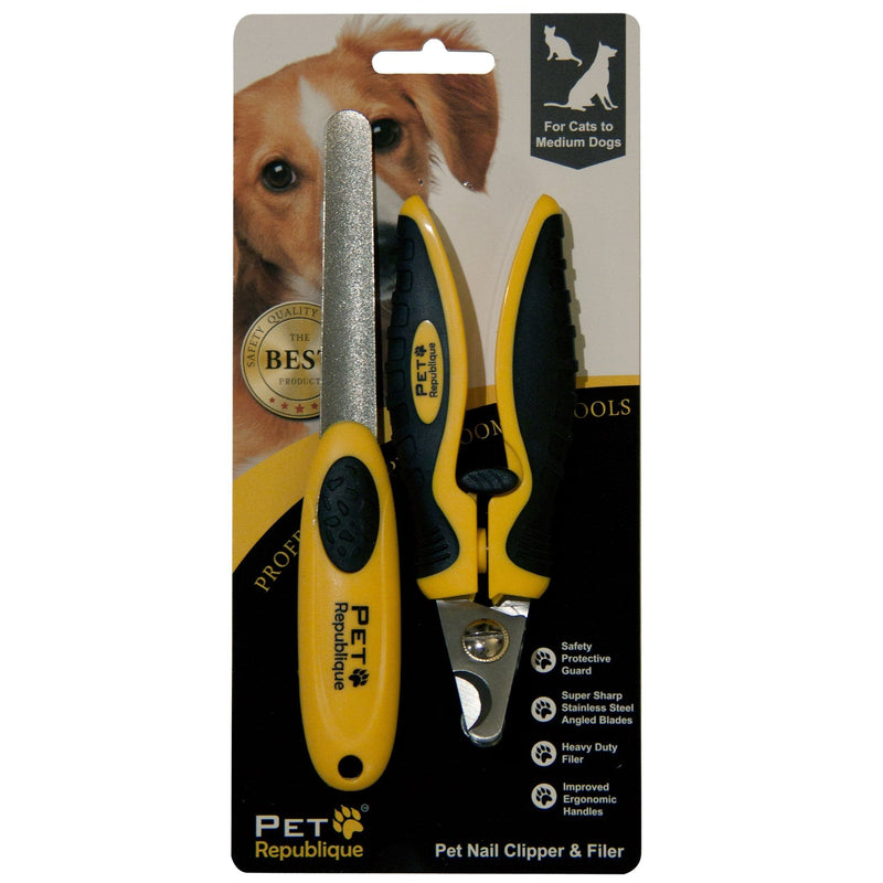 Pet Republique Dog Nail Grinder and Nail Clippers Series Size Option Dogs: Small, Medium, Large Dogs – Dog Claw Trimmer Kit (Clippers+Filer, Small) - PawsPlanet Australia