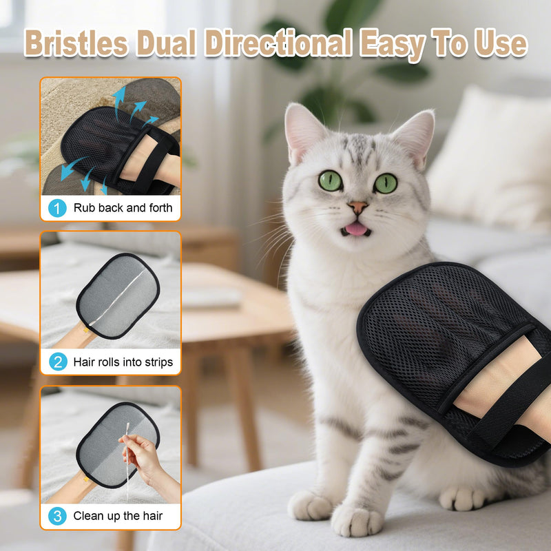 Pet Hair Removal Glove 4 - PawsPlanet Australia