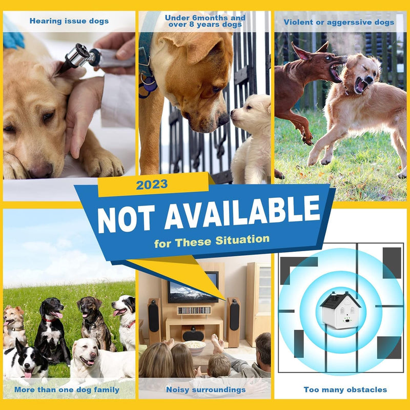 Anti Barking Device, Ultrasonic Dog Bark Deterrent Devices Safe for Dogs to 50 Ft Range, 3 Modes Dog Training & Behavior Aids Bark Box Suitable for All Kinds of Dogs Indoor & Outdoor Use