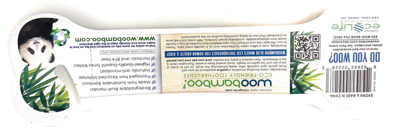 Woobamboo Small Breed Pet Toothbrush Brush Type : Large Breed - PawsPlanet Australia