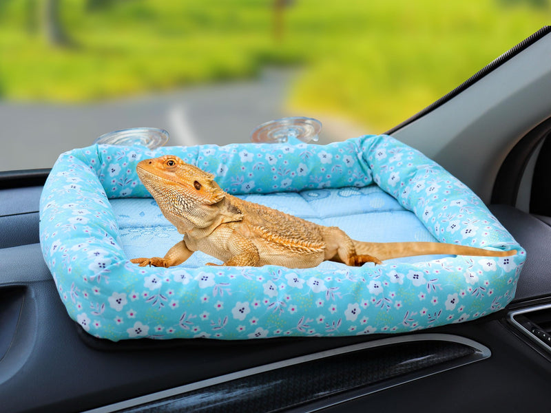 Bearded Dragon Travel Carrier, Lizard Car Hammock, Small Animal Carrier Bed, Suitable for Small Animals Hamster Chinchilla Rat Bird Bearded Dragon Lizard Kitty - PawsPlanet Australia