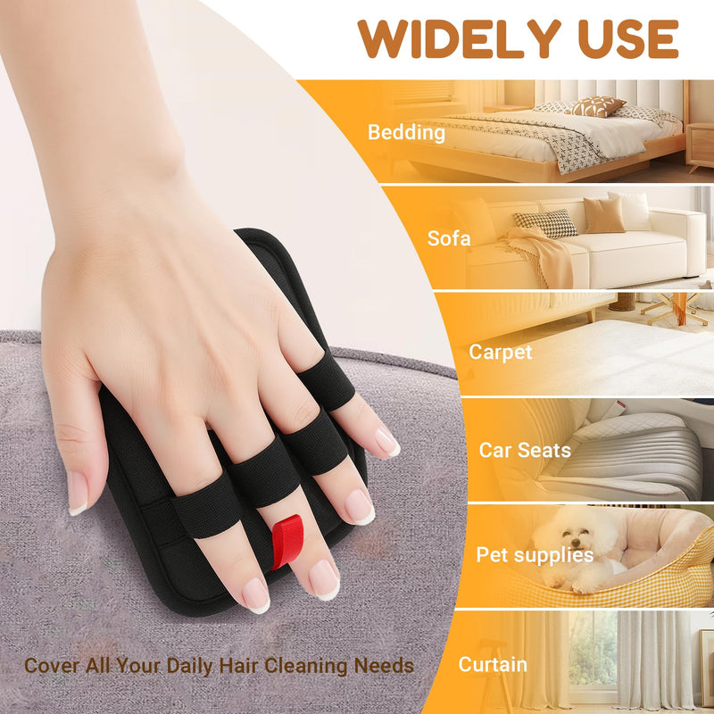 1PCS Pet Hair Remover Glove,Electrostatic Pet Hair Removal,Reusable Cat & Dog Hair Removal for Couch,Furniture,Clothing & Bedding,Carpet,Car Seat...Lint Mitt for Pet Hair,Upgraded Fur Remover Tool - PawsPlanet Australia