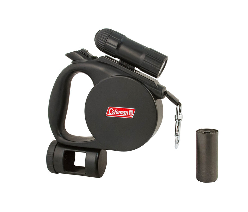 Coleman 3-in-1 Pet Retractable Leash, Black - PawsPlanet Australia