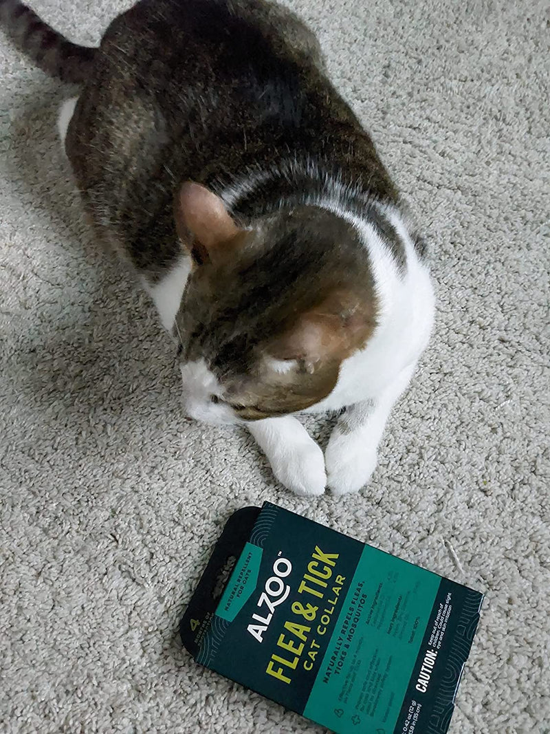 Flea & Tick Cat Collar, Helps Repel Fleas, Ticks & Mosquitoes, 100% Plant-Based Active Ingredients, Phthalates and PVC Free, Up to 8 Months Protection, Pack of 2 Cat Flea Collar (Pack of 2)
