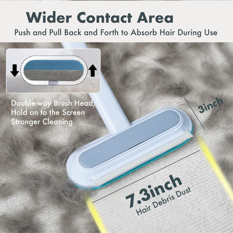Dog Hair Remover for Car, Complete 3 in 1 Pet Hair Detailer Brush - Auto Detailing Tool for Car and Home Removes Hair from Car Seats, Carpets, and Couches, Reusable Fur Cleaning Solution - PawsPlanet Australia