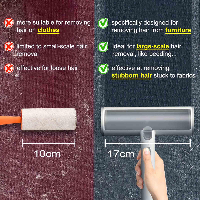 Reusable Pet Hair Removal Tool - Dog Hair Remover for Couch, Carpet, Car, Cat Hair Remover Furniture, Ultimate Pet Fur Remover! - PawsPlanet Australia